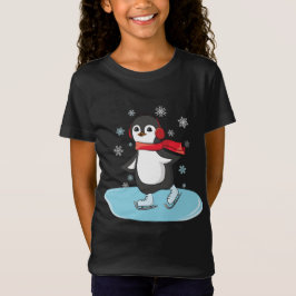 Camiseta Pinguim De Ice Skating