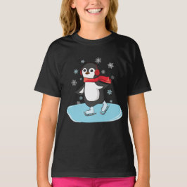Camiseta Pinguim De Ice Skating