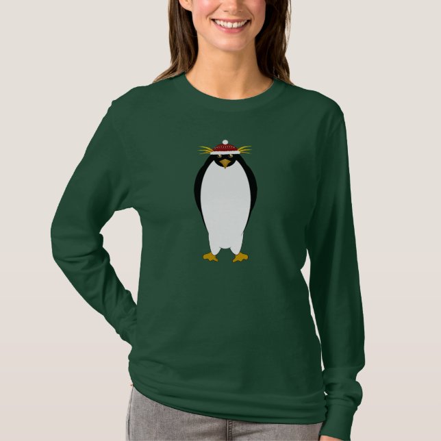 Camiseta Pinguim de Longa Folga (Frente)