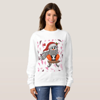 Camiseta Pinguim de Natal bonito