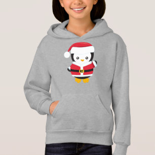 Camiseta Pinguim de Natal, Pinguim com Chapéu de Santa, Cin