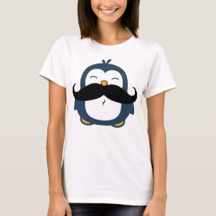 Camiseta Pinguim do bigode