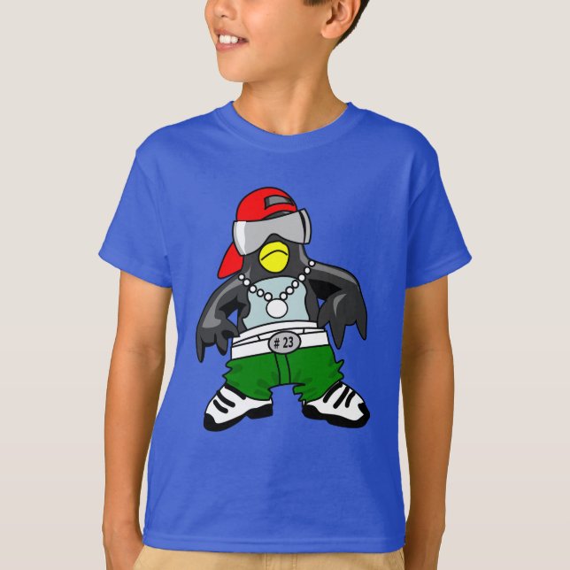 Camiseta Pinguim do rapper (Frente)