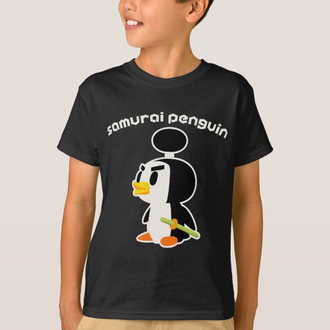 Camiseta Pinguim do samurai (Frente)