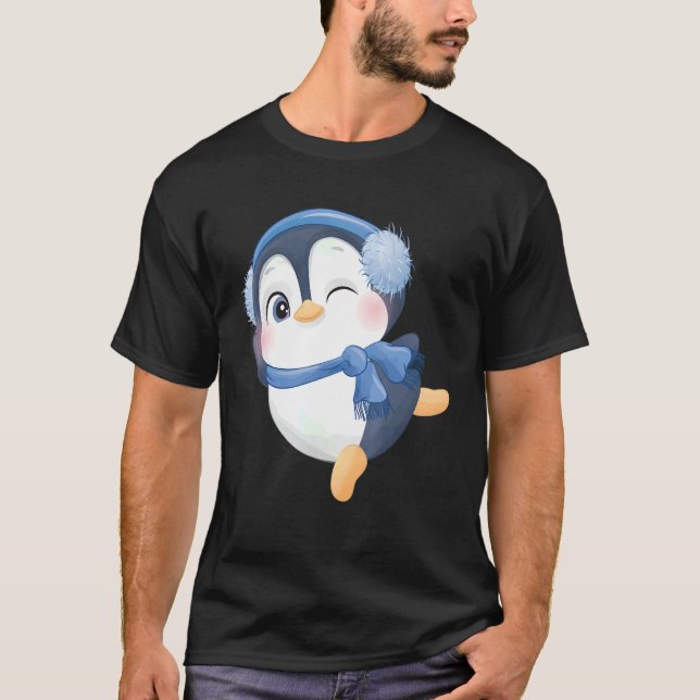 Camiseta Pinguim-doce-de-açúcar 1 (Frente)