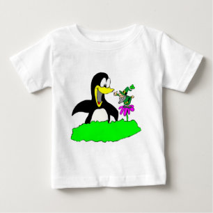 Camiseta Pinguim e Leprechaun