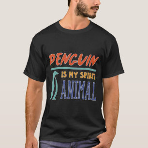 Camiseta Pinguim É Meu Espírito Animal Cute Penguin 08