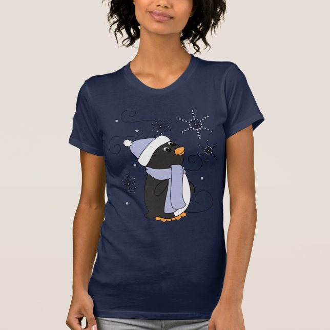 Camiseta Pinguim em Awe (Frente)
