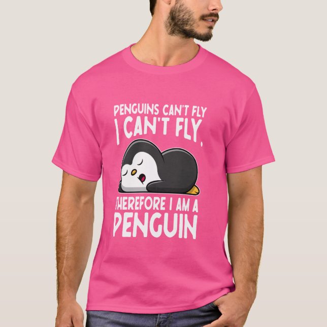 Camiseta Pinguim Engraçado e Bonito Lover Pinguim (Frente)