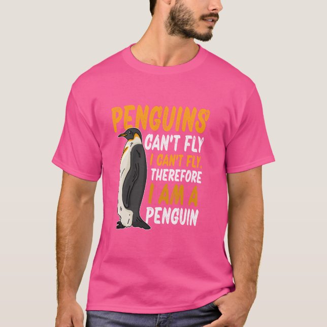 Camiseta Pinguim Engraçado e Bonito Lover Pinguim (Frente)