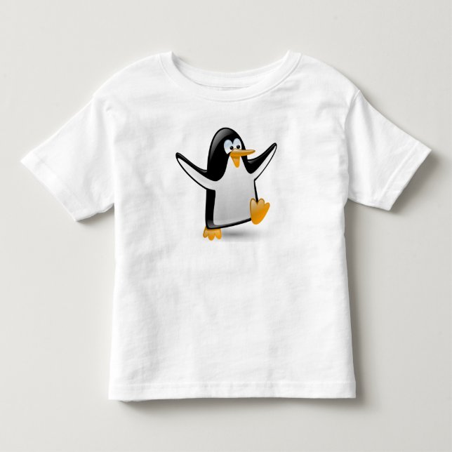Camiseta Pinguim Engraçado Fofo (Frente)