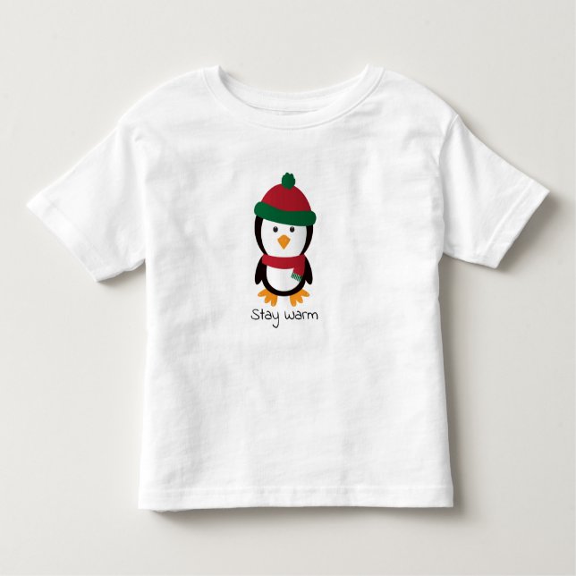 Camiseta Pinguim Fique Quente (Frente)