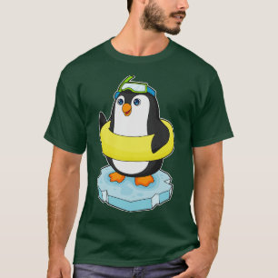 Camiseta Pinguim Fluido de Gelo Natação Lifebuoy