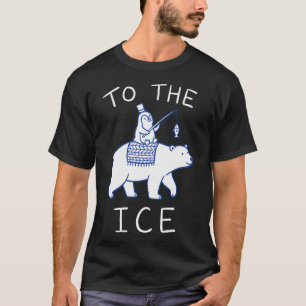 Camiseta Pinguim Fofo Montado em Urso Polar