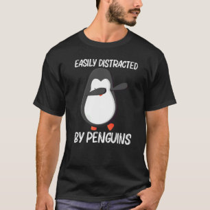 Camiseta Pinguim Fofo Para Homens Mulheres Animal Antártico