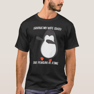 Camiseta Pinguim Fofo Para Homens Pai Meninos Animal Antárt
