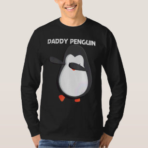 Camiseta Pinguim Fofo Para Homens Pai Meninos Animal Antárt