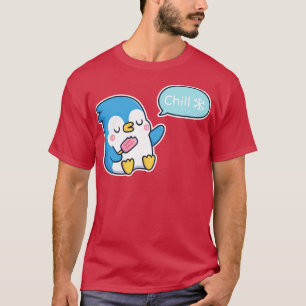Camiseta Pinguim Gelado Com Psicha Respira