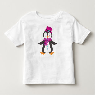 Camiseta Pinguim Gelado, Pinguim Com Chapéu, Pinguim Com Sc
