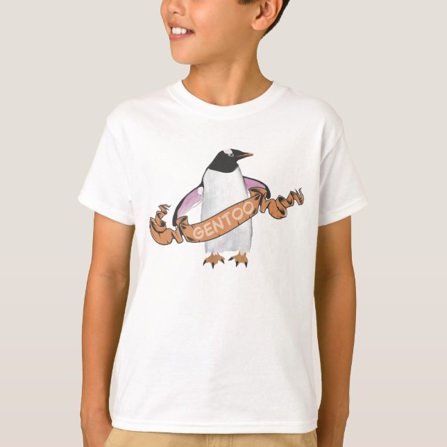 Camiseta Pinguim Gentoo (Frente)