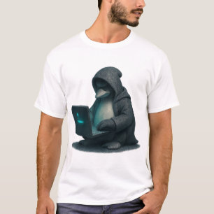 Camiseta Pinguim Hacker
