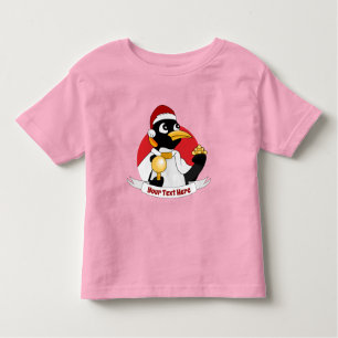 Camiseta Pinguim imperador do desenho animado de Natal Todd