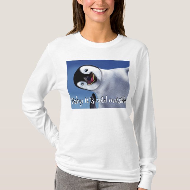 Camiseta Pinguim Inverno (Frente)