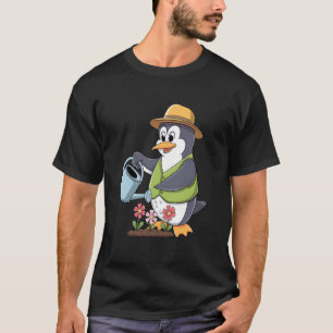 Camiseta Pinguim Jardineiro com Regador