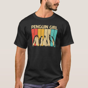 Camiseta Pinguim legal Para Meninas Mãe Pássaro Pinguim