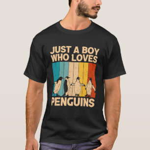 Camiseta Pinguim legal Para Meninos Crianças Pássaro Pingui