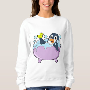 Camiseta Pinguim na Banheira com Pato