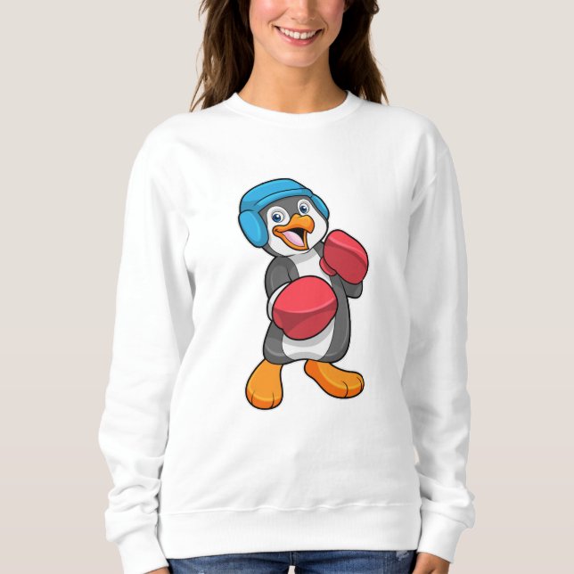 Camiseta Pinguim na caixa com luvas e capacete in a box (Frente)
