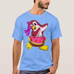 Camiseta Pinguim na Dança com Saia