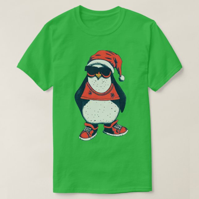Camiseta Pinguim Natal (Frente do Design)
