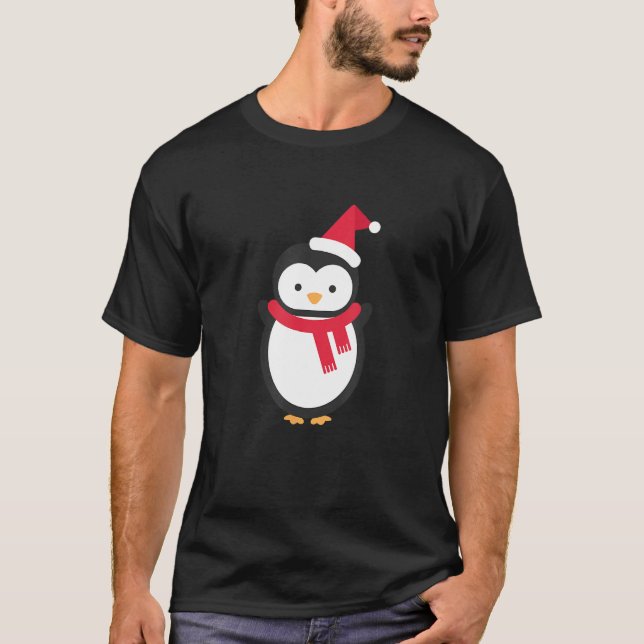 Camiseta Pinguim Natal 1 (Frente)