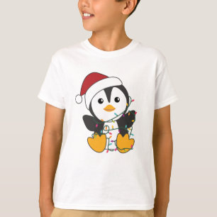 Camiseta Pinguim Natal Neve Pinguins de Pinguins