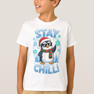 Camiseta Pinguim Natalino Stay Chill