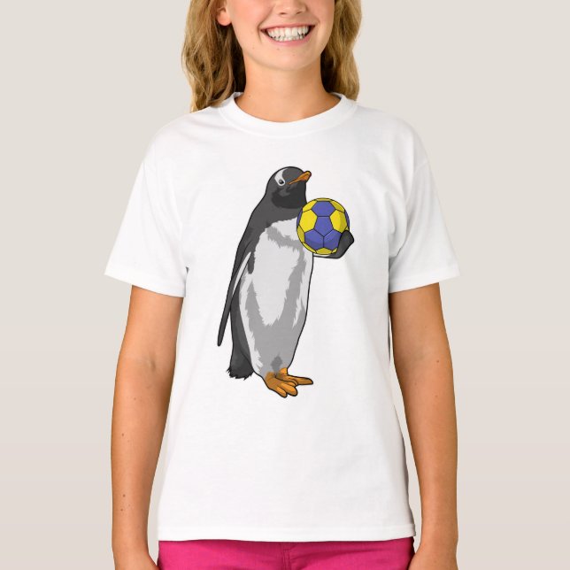 Camiseta Pinguim no Esportes de Andebol (Frente)