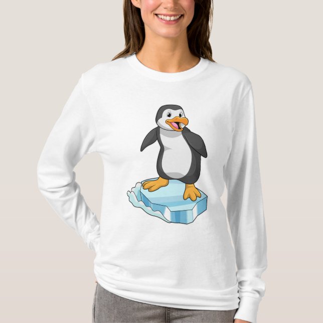 Camiseta Pinguim no gelo (Frente)