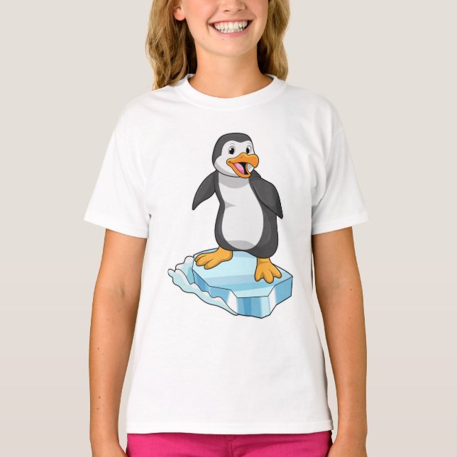 Camiseta Pinguim no gelo (Frente)
