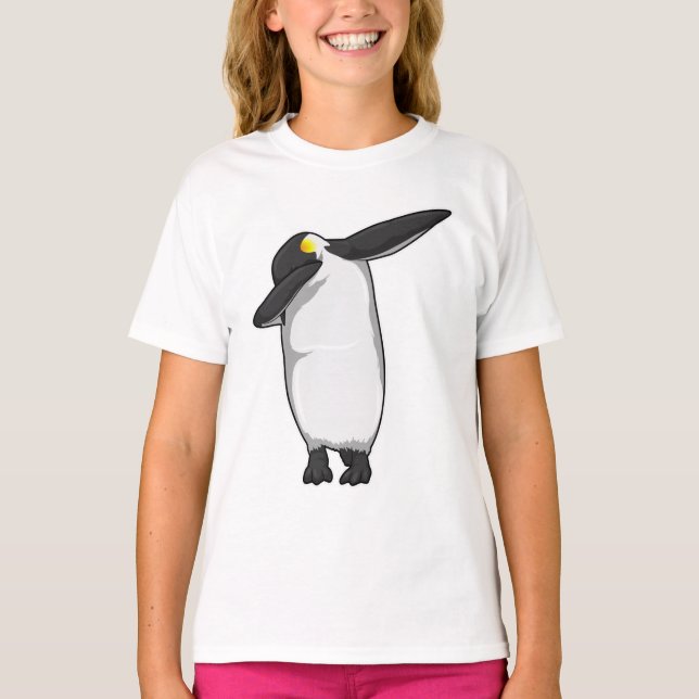 Camiseta Pinguim no laboratório Dance Dance Dab (Frente)