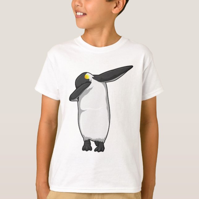 Camiseta Pinguim no laboratório Dance Dance Dab (Frente)