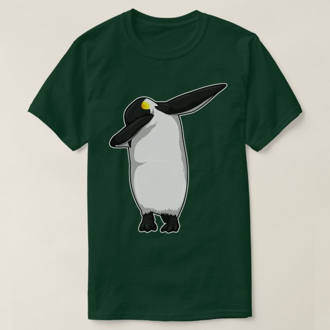 Camiseta Pinguim no laboratório Dance Dance Dab (Frente do Design)