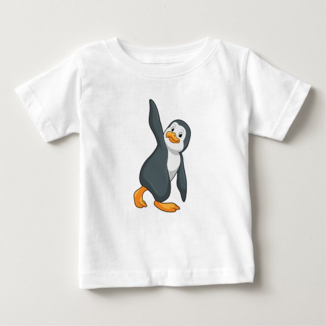 Camiseta Pinguim no Yoga Esforço (Frente)