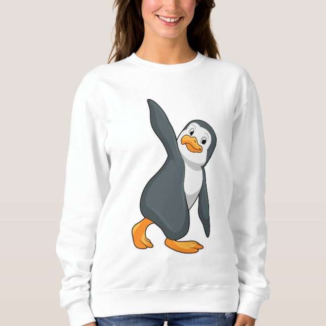Camiseta Pinguim no Yoga Esforço (Frente)