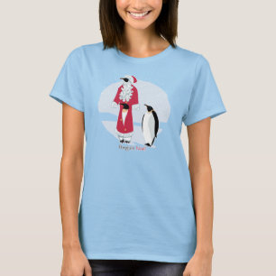 Camiseta Pinguim Noel
