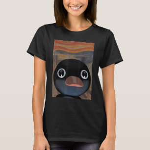 Camiseta pinguim-noot gritar Pinguim-meme engraçado