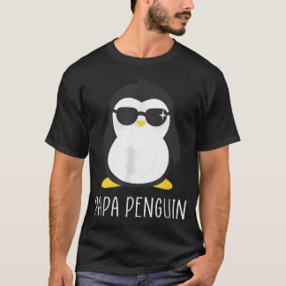 Camiseta Pinguim Papai - Pai Divertido e Fofo