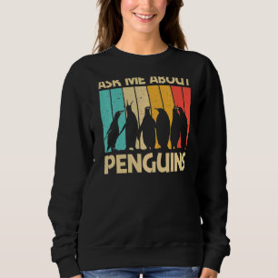 Camiseta Pinguim Para Homens Pinguins Pinguins Pássaros Ret