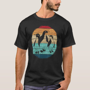 Camiseta Pinguim-Pássaro-do-zoológico-antártico Pinguim-ani